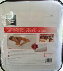 buy used Furniture Sharper Image Bed Bug and Allergy Protection Mattress Encasement - Queen